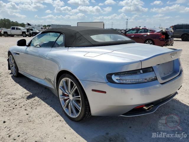Aston Martin Db9 2013 Silver vin: SCFFDABM7DGB14650